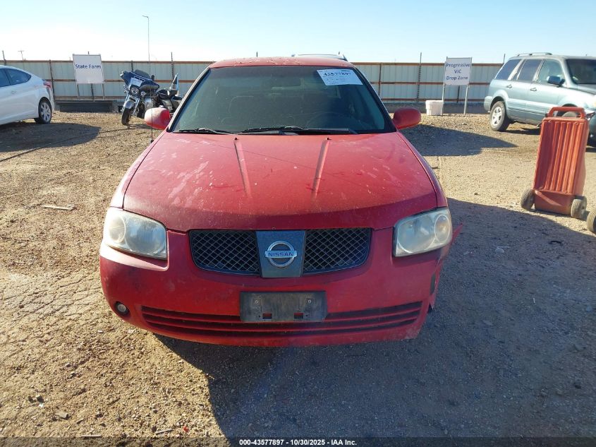 2006 Nissan Sentra 1.8S VIN: 3N1CB51D86L498596 Lot: 43577897