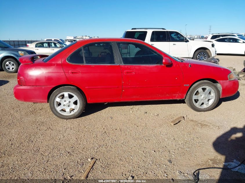 2006 Nissan Sentra 1.8S VIN: 3N1CB51D86L498596 Lot: 43577897