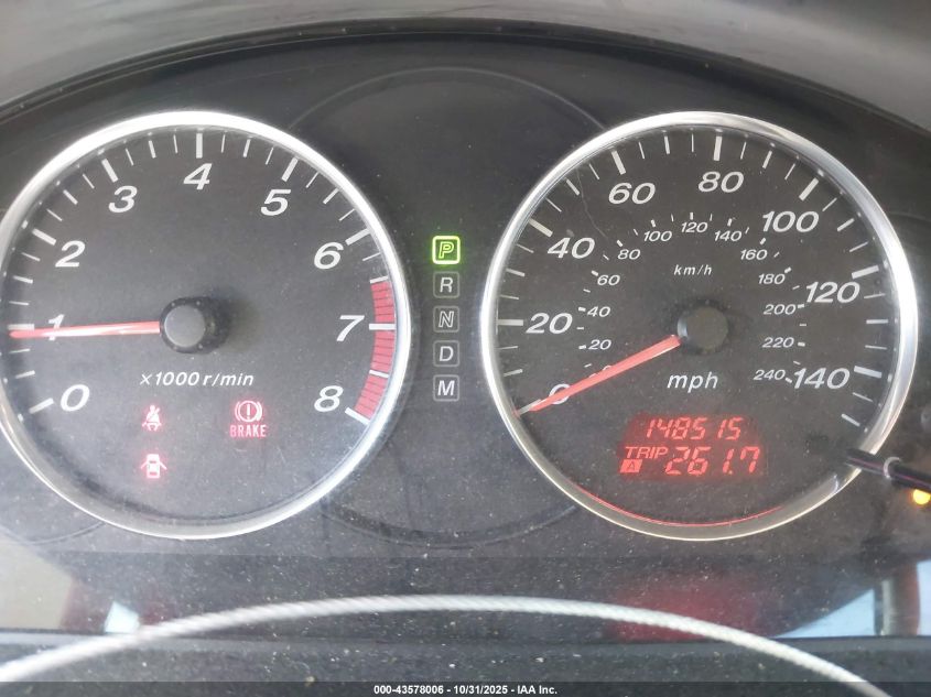 2008 Mazda Mazda6 I Sport Ve VIN: 1YVHP80C785M46274 Lot: 43578006