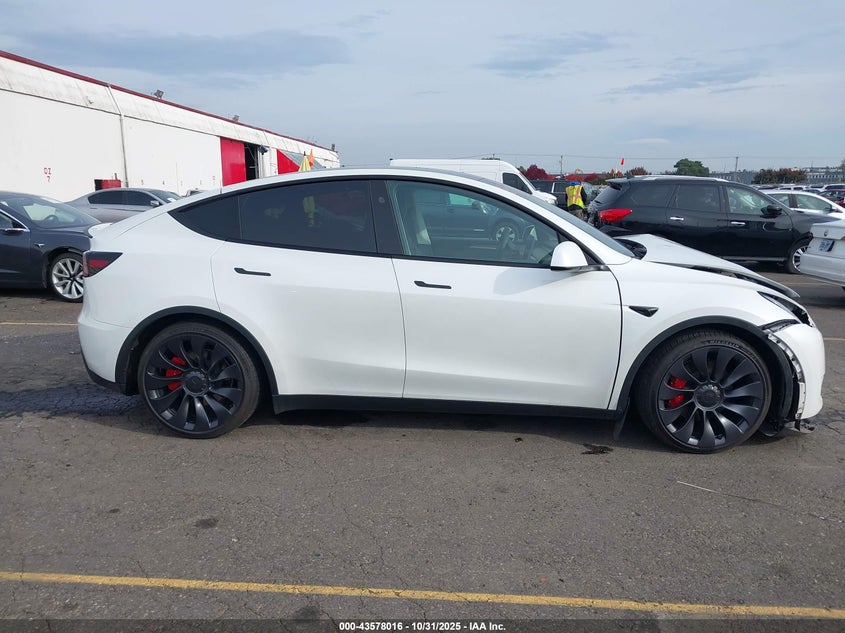 2023 Tesla Model Y Performance Dual Motor All-Wheel Drive VIN: 7SAYGDEF5PF947410 Lot: 43578016