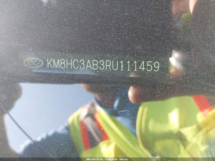 2024 HYUNDAI KONA SEL KM8HC3AB3RU111459