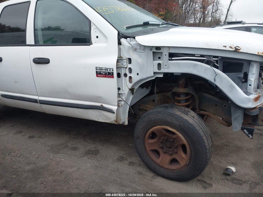 2008 Dodge Ram 2500 St/Sxt VIN: 3D7KS28D68G117200 Lot: 43578222