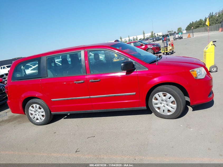 2015 Dodge Grand Caravan American Value Pkg VIN: 2C4RDGBG2FR606509 Lot: 43578239