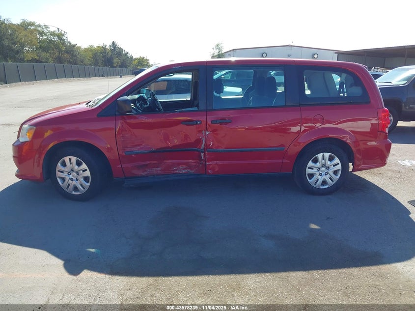 2015 Dodge Grand Caravan American Value Pkg VIN: 2C4RDGBG2FR606509 Lot: 43578239