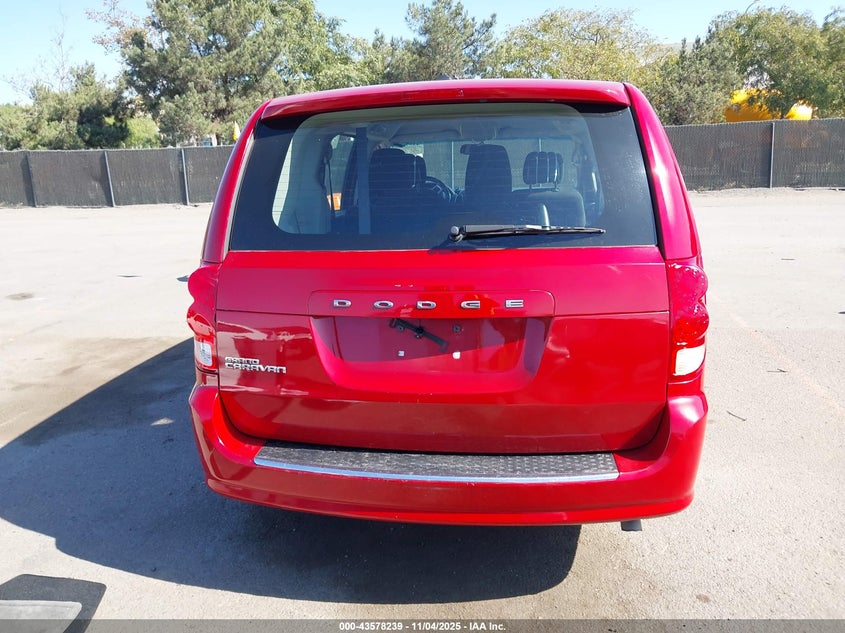 2015 Dodge Grand Caravan American Value Pkg VIN: 2C4RDGBG2FR606509 Lot: 43578239