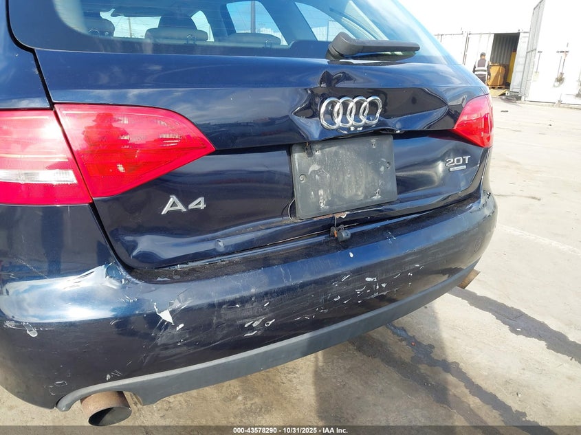 2009 Audi A4 2.0T Avant VIN: WAUGF78K29A138445 Lot: 43578290