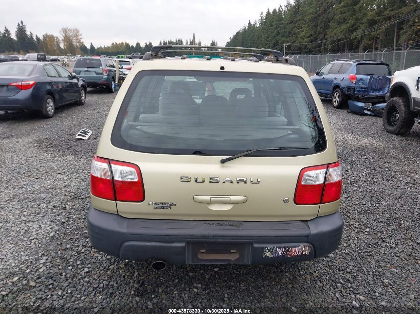 2002 Subaru Forester L VIN: JF1SF63572H740785 Lot: 43578330