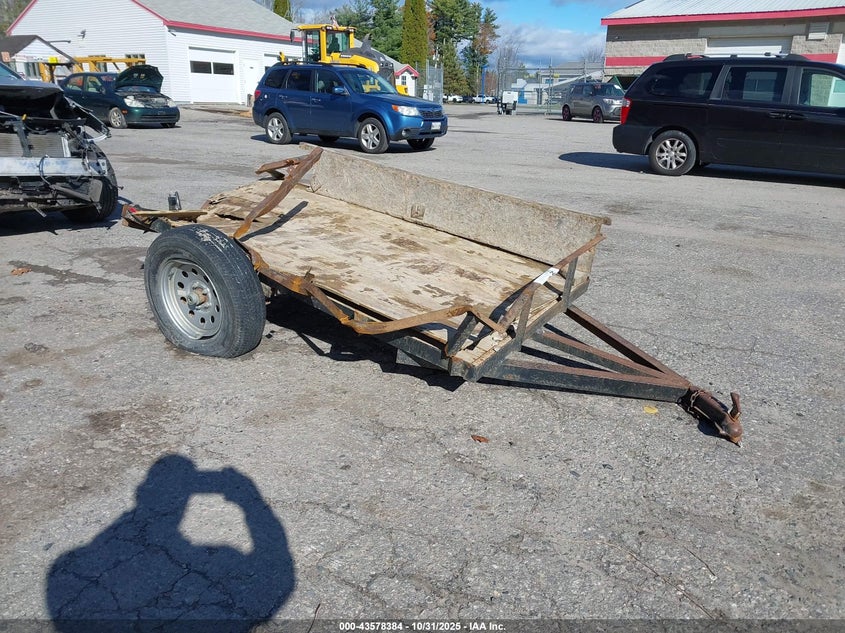 2002 HARVEY UTILITY TRAILER 04X8