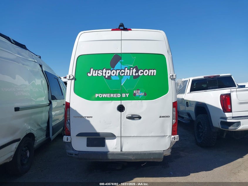 2019 Mercedes-Benz Sprinter 2500 High Roof V6 VIN: W1W4EDHY6KP198280 Lot: 43578392