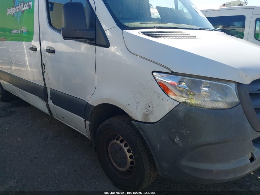 2019 Mercedes-Benz Sprinter 2500 High Roof V6 VIN: W1W4EDHY6KP198280 Lot: 43578392