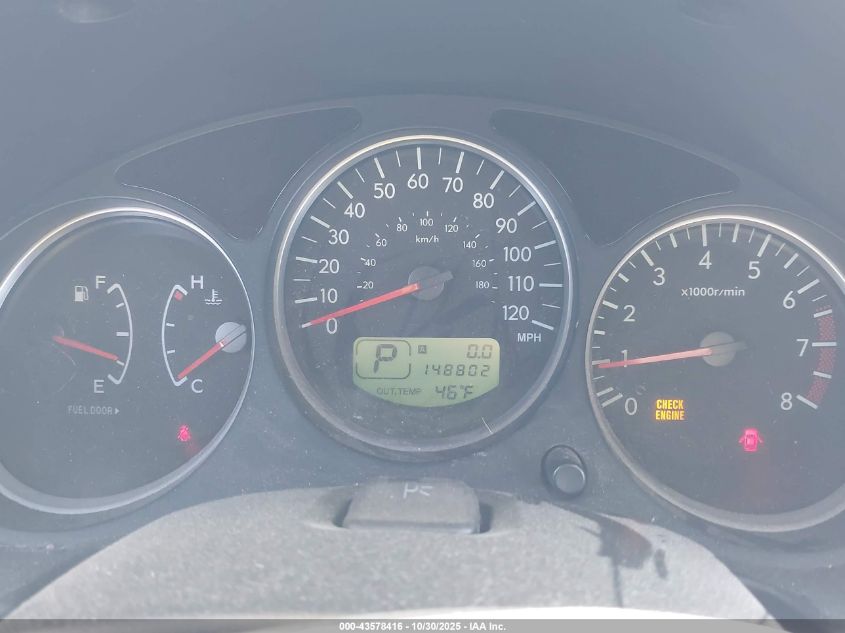 2006 Subaru Forester 2.5X VIN: JF1SG65676H706645 Lot: 43578416