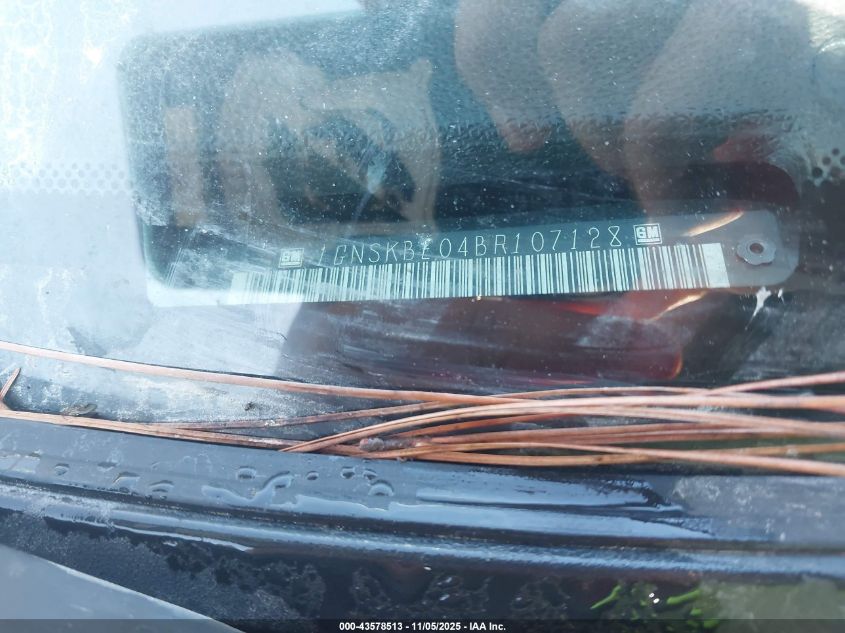 2011 Chevrolet Tahoe Lt VIN: 1GNSKBE04BR107128 Lot: 43578513