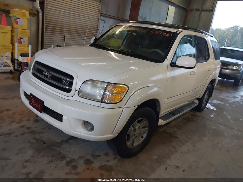 5TDZT38AX2S062597 2002 TOYOTA SEQUOIA photo no. 2