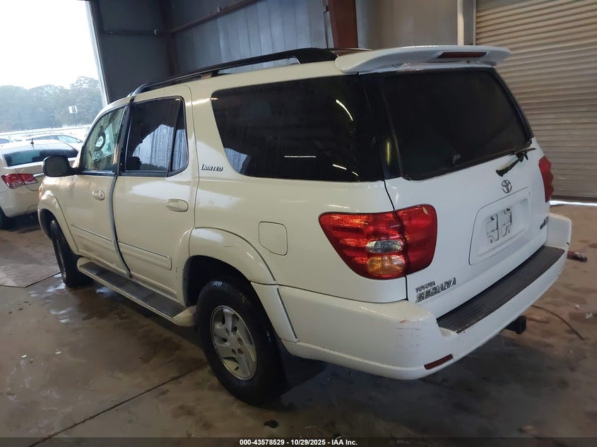 5TDZT38AX2S062597 2002 TOYOTA SEQUOIA photo no. 3