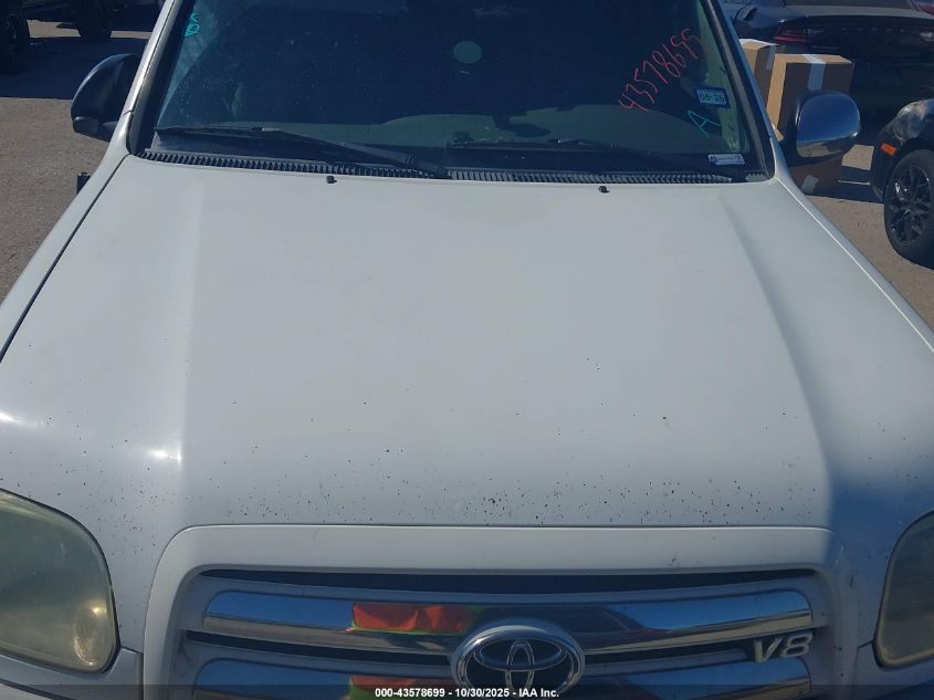 2005 Toyota Tundra Sr5 V8 VIN: 5TBET34195S493255 Lot: 43578699