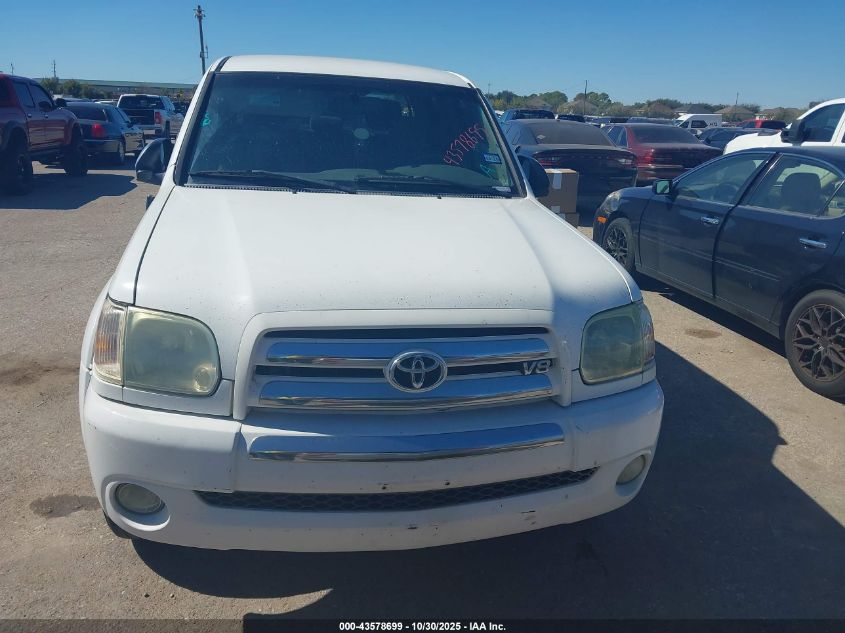 2005 Toyota Tundra Sr5 V8 VIN: 5TBET34195S493255 Lot: 43578699