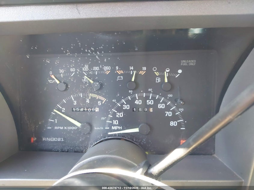 1993 GMC Sierra C1500 VIN: 2GTEC19KXP1512578 Lot: 43578712