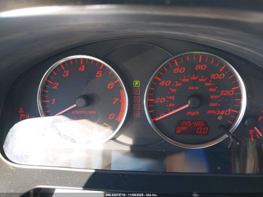 2006 Mazda Mazda6 S Grand Touring VIN: 1YVHP80DX65M60563 Lot: 43578718