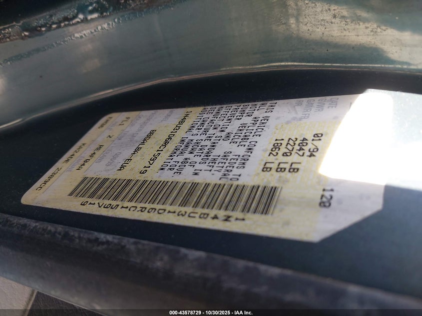 1N4BU31D6RC159719 1994 NISSAN ALTIMA photo no. 9
