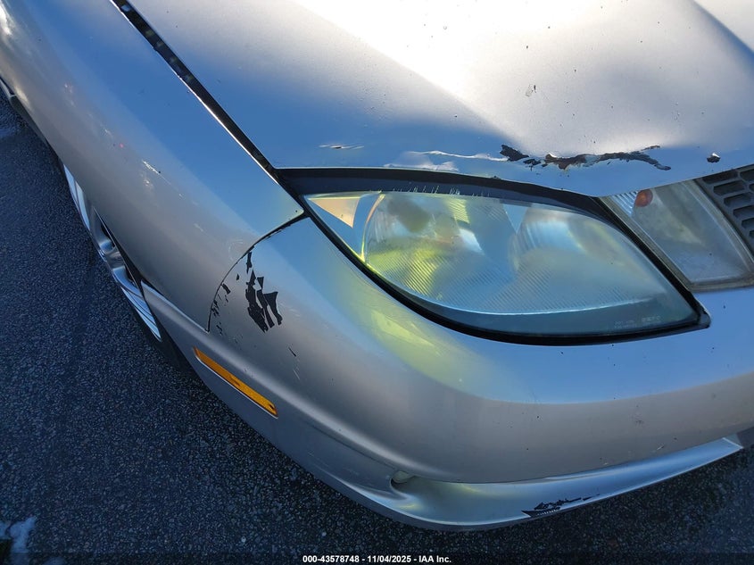 2003 Pontiac Sunfire VIN: 1G2JB12F437354982 Lot: 43578748