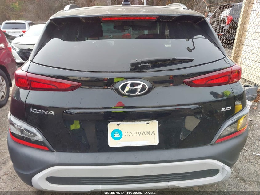 2022 HYUNDAI KONA SEL KM8K6CAB7NU756378
