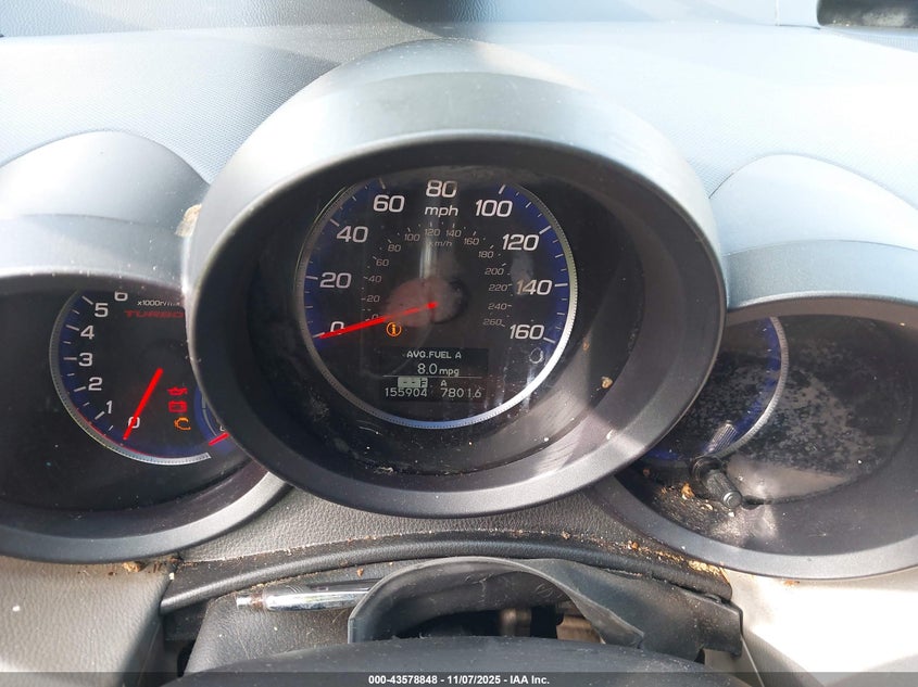 2008 Acura Rdx VIN: 5J8TB18548A005061 Lot: 43578848