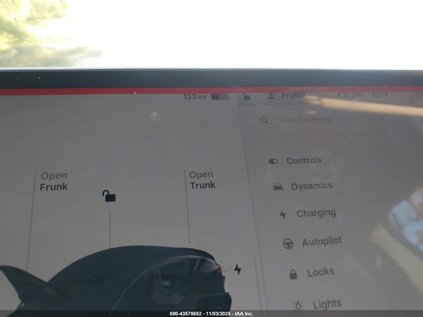 2025 Tesla Model Y Long Range Dual Motor All-Wheel Drive VIN: 7SAYGDEE5SF307925 Lot: 43578852