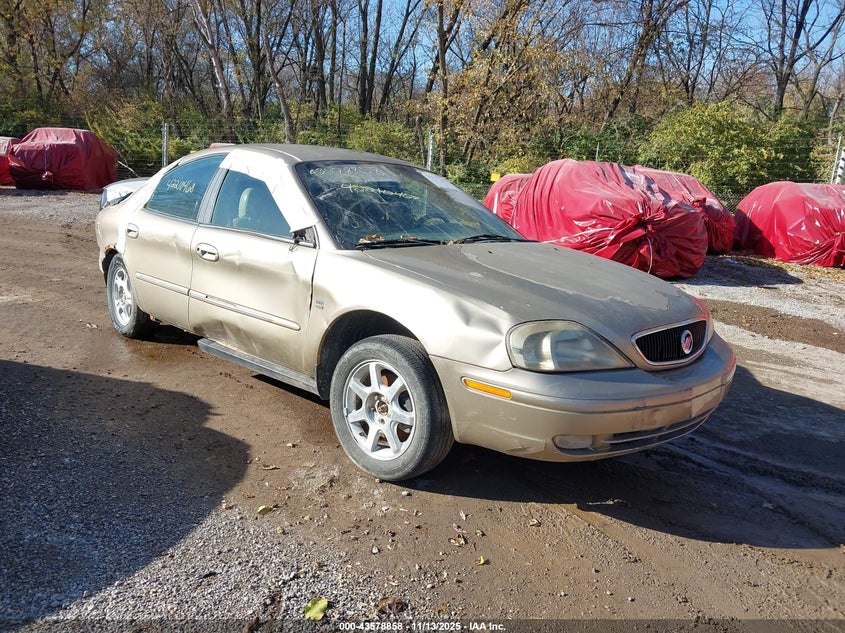 2000 Mercury Sable Ls Premium beige sedan gasoline 1MEFM55SXYG640692 photo #1