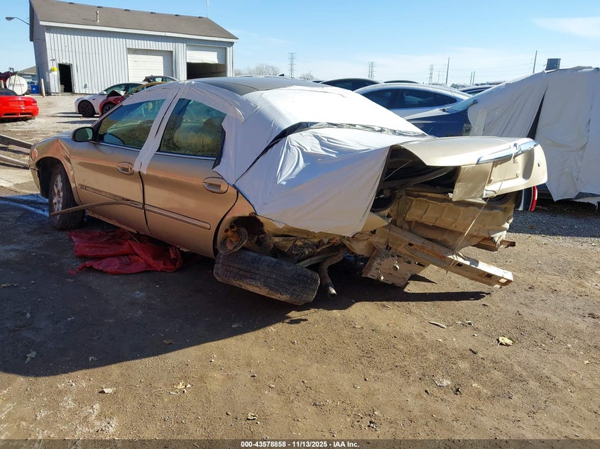2000 Mercury Sable Ls Premium beige sedan gasoline 1MEFM55SXYG640692 photo #4