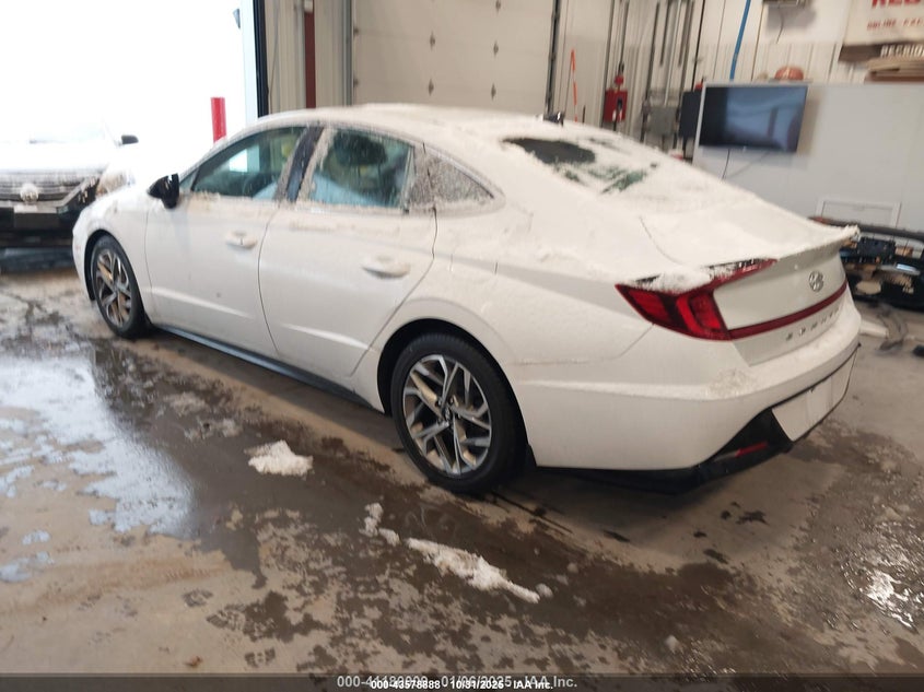 2020 Hyundai Sonata Sel white sedan gasoline 5NPEL4JA1LH046973 photo #4