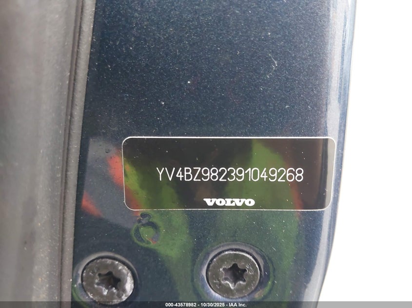 2009 Volvo Xc70 3.2 VIN: YV4BZ982391049268 Lot: 43578982