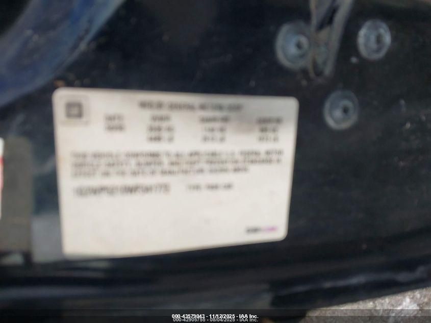 1998 Pontiac Grand Prix Gt VIN: 1G2WP5210WF341773 Lot: 43579043