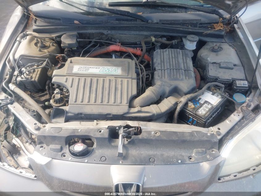 2003 Honda Civic Hybrid VIN: JHMES96663S019031 Lot: 43579093