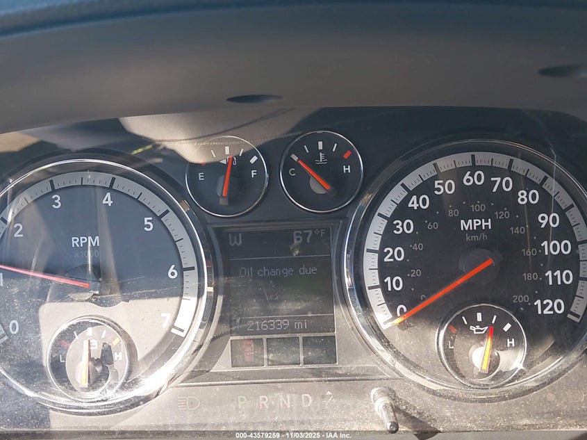 2009 Dodge Ram 1500 Laramie VIN: 1D3HB13T09S730525 Lot: 43579259