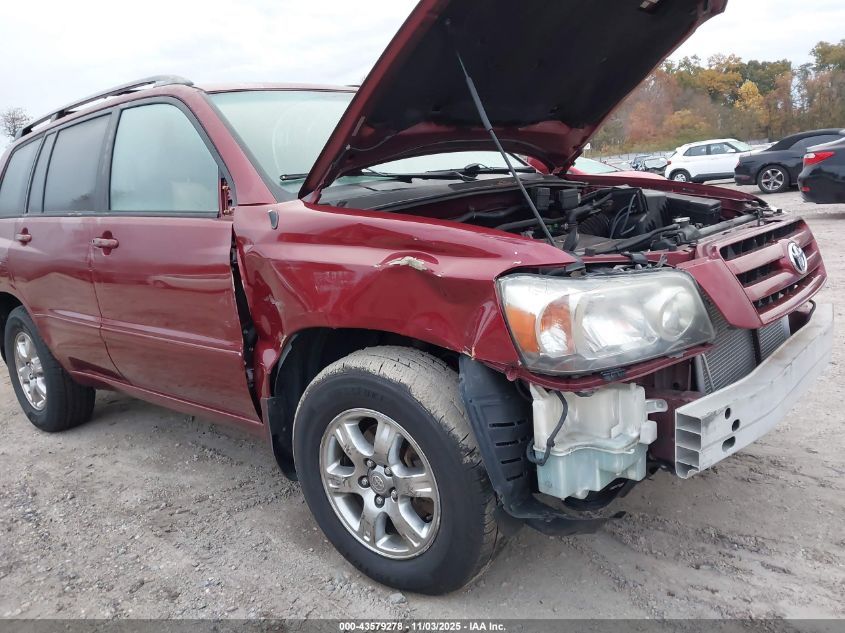 2006 Toyota Highlander V6 VIN: JTEDP21A860091555 Lot: 43579278