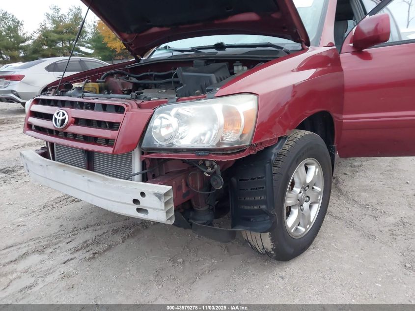 2006 Toyota Highlander V6 VIN: JTEDP21A860091555 Lot: 43579278