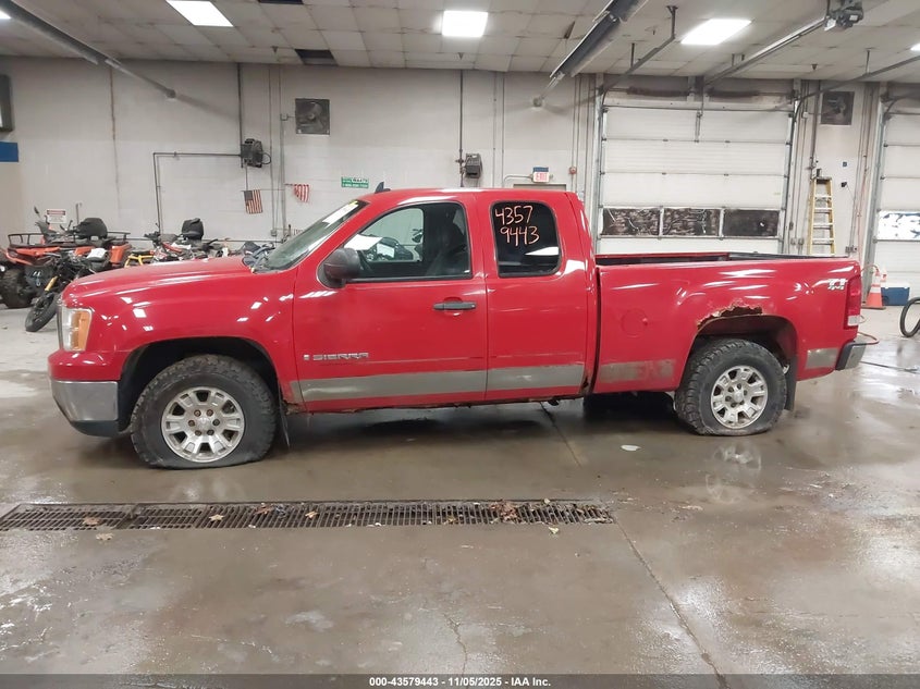 2008 GMC Sierra 1500 Sle1 VIN: 1GTEK19JX8E193628 Lot: 43579443
