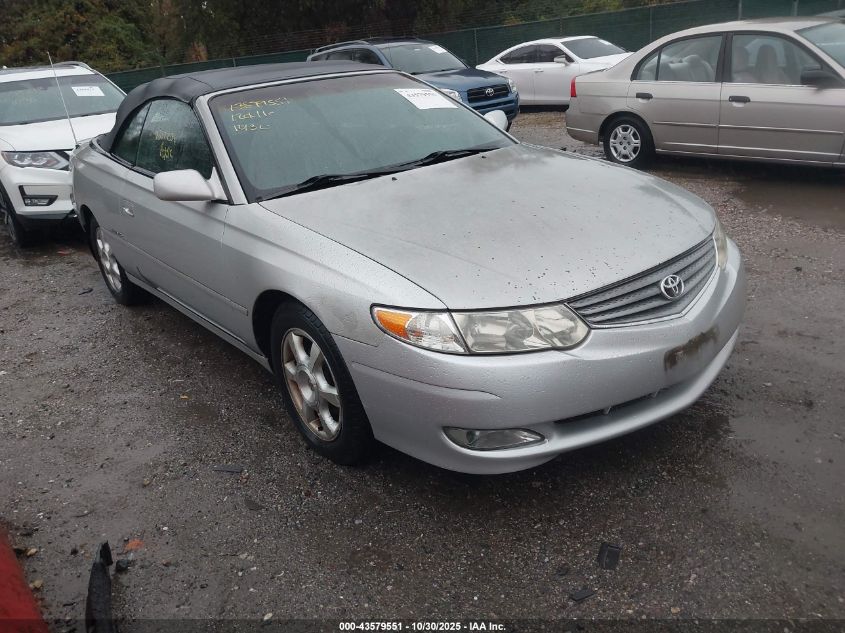 2002 Toyota Camry Solara Sle V6