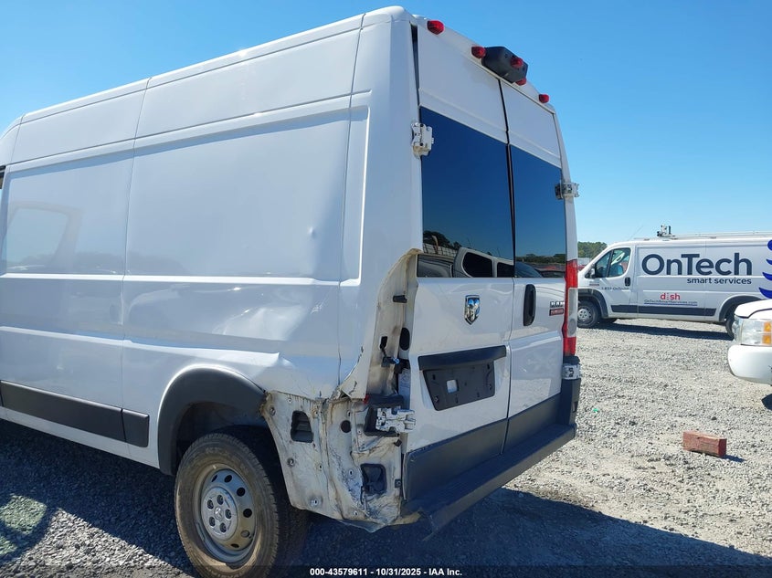 2019 Ram Promaster 2500 High Roof 136 Wb VIN: 3C6TRVCG8KE525768 Lot: 43579611