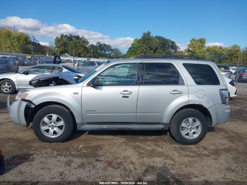 2008 Mercury Mariner V6 VIN: 4M2CU91128KJ45712 Lot: 43579993