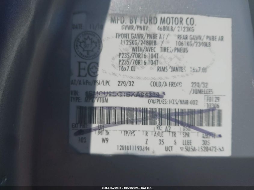 2008 Mercury Mariner V6 VIN: 4M2CU91128KJ45712 Lot: 43579993