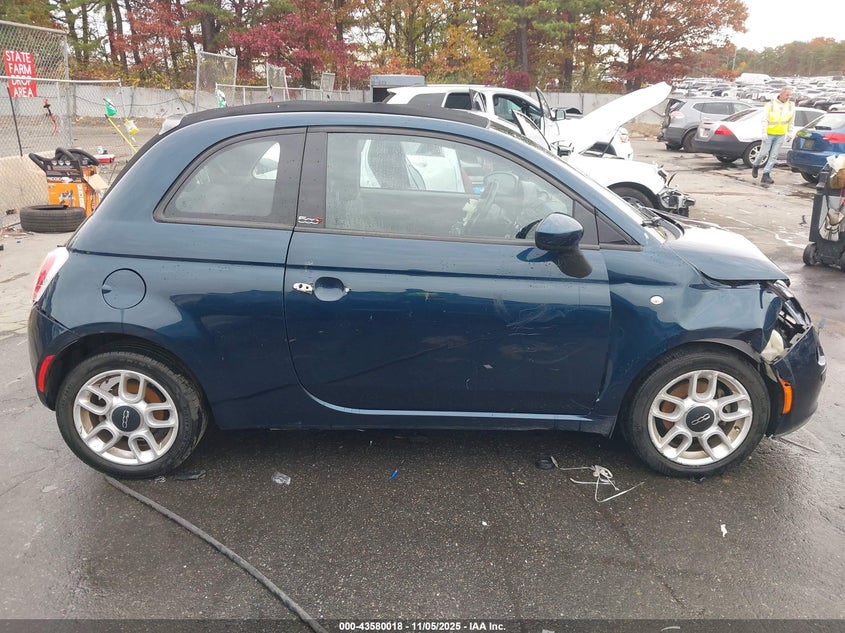 2015 Fiat 500C Pop VIN: 3C3CFFDR1FT504094 Lot: 43580018