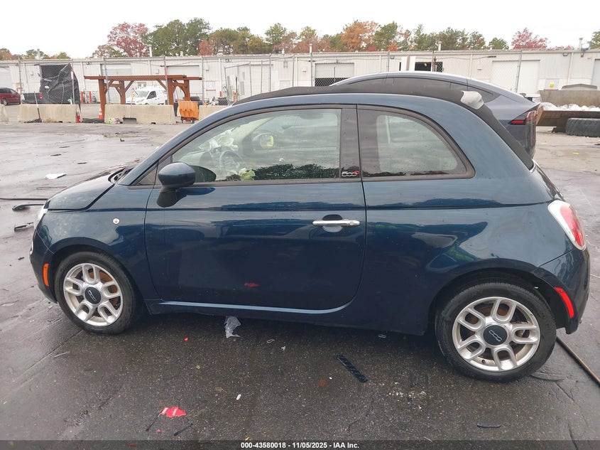 2015 Fiat 500C Pop VIN: 3C3CFFDR1FT504094 Lot: 43580018