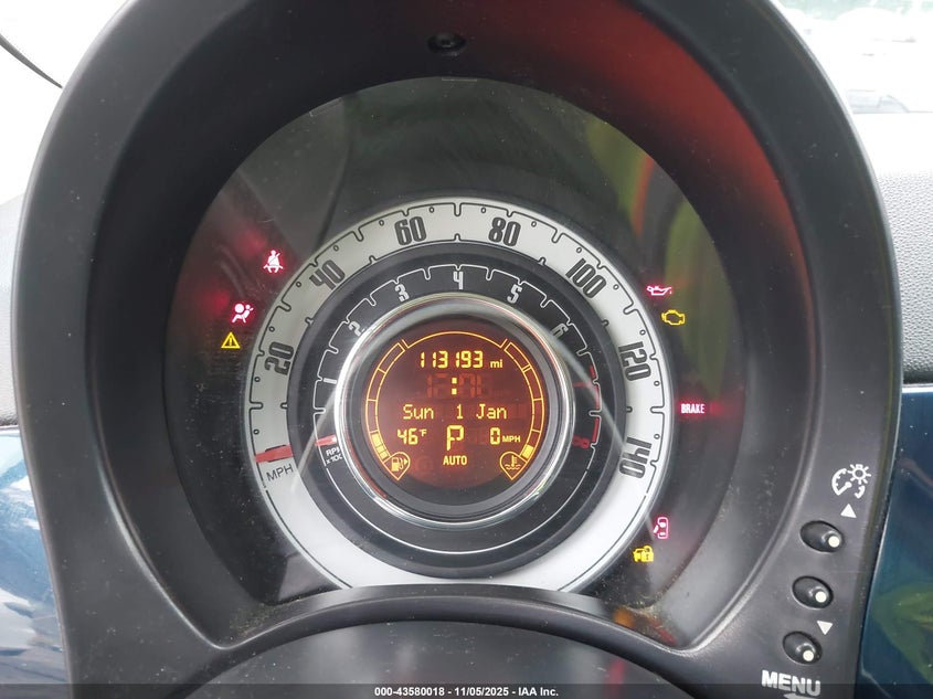 2015 Fiat 500C Pop VIN: 3C3CFFDR1FT504094 Lot: 43580018