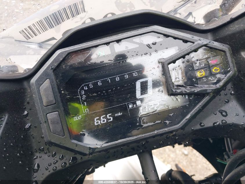 2025 Kawasaki Ex500 VIN: ML5EXGG11SDA70351 Lot: 43580037