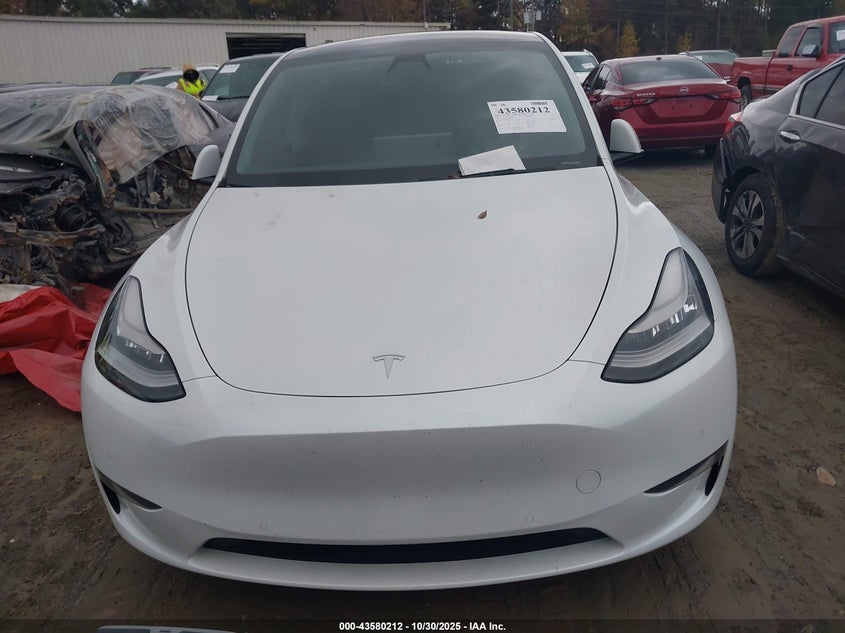 2021 Tesla Model Y Performance Dual Motor All-Wheel Drive VIN: 5YJYGDEF5MF073116 Lot: 43580212