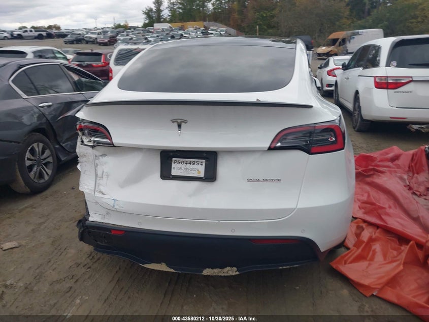 2021 Tesla Model Y Performance Dual Motor All-Wheel Drive VIN: 5YJYGDEF5MF073116 Lot: 43580212