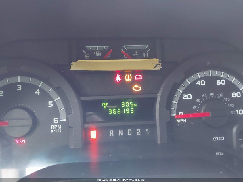 2013 Ford E-250 Commercial VIN: 1FTNE2EWXDDA19931 Lot: 43580318