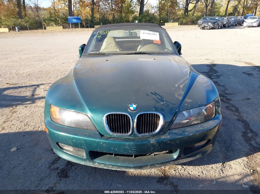 1996 BMW Z3 1.9 VIN: 4USCH7320TLB68040 Lot: 43580383