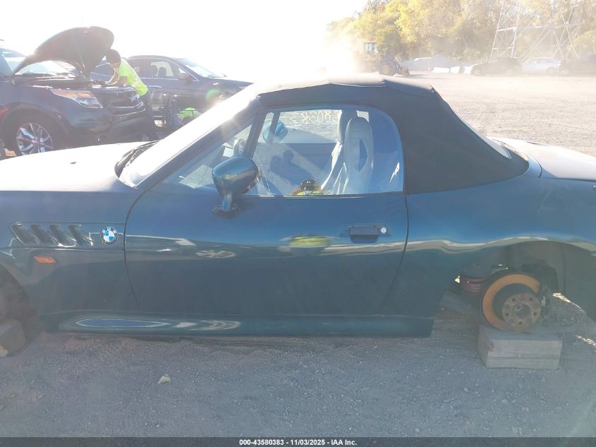 1996 BMW Z3 1.9 VIN: 4USCH7320TLB68040 Lot: 43580383